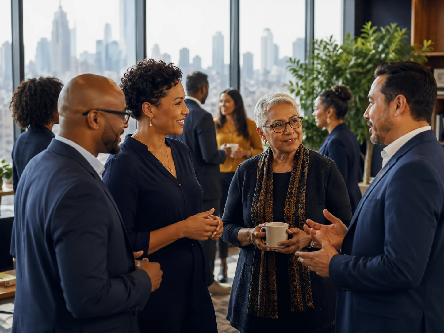 ECCONY partners and sponsors collaborating with community leaders
